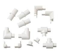 Vivanco 16/8 D-profil - Kit d'adaptateurs pour galerie de câbles - blanc Blanc G