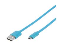 Vivanco 35817 câble USB USB 2.0 1 m USB A Micro-USB B Bleu