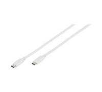 Vivanco 45293 câble USB USB 3.2 Gen 2 (3.1 Gen 2) 1 m USB C 10 Gbit/s Blanc