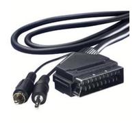 Vivanco 5m Av Rca Vidéo + 3,5mm Prise Jack Sur Câble Péritel TV PC Notebook