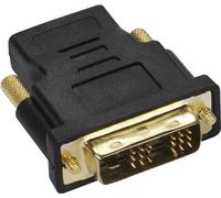 VIVanco™Adaptateur HDMI® vers DVI mâle, Transmission sans interférences et sans pertes, Taux de transfert élevé, surfaces de contact dorées, 18+1