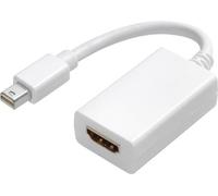 VIVanco™Adaptateur Mini DisplayPort HDMI de haute qualité, compatible avec MacBook, 0,1m, compact, plaqué or, connexion stable