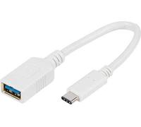 VIVanco™Adaptateur USB Type C de haute qualité, USB C vers USB 3.0 A femelle, taux de transfert élevé, courant de charge élevé, 0,1m