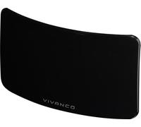 VIVanco™Antenne Full HD Indoor de haute qualité, design incurvé, filtre LTE, compatible USB, amplificateur externe, câble de 2 m - Idéal pour PC, tablette et TV