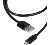 VIVanco™Câble de connexion USB 2.0, pour charger et synchroniser, USB Type A - USB Type Micro B mâle, 1,2m, en noir