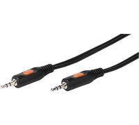 ViVanco™Câble de raccordement/connexion, a) de 1x prise jack 3,5mm, stéréo, b) à 1x prise jack (46044)