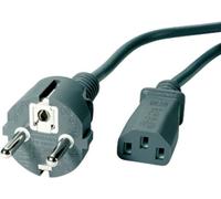 VIVanco™Câble de raccordement pour appareils froids 3 pôles, prise CEI, 1,8m multiprise commutable individuellement
