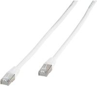 VIVanco™Câble réseau CAT6 de haute qualité, câble LAN blindé, Twisted Pair, connecteur RJ45, F/UTP, 3m - Optimisé pour les réseaux Gigabit
