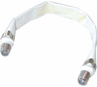 VIVanco™Câble SAT de haute qualité pour traversée de fenêtre, F femelle à F femelle, câble pour traversée de fenêtre, Sat, 2x F femelle, 0,16cm, blanc