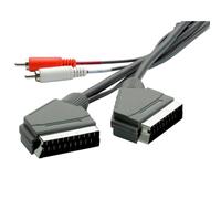 Vivanco Câble Scart Avec Câble Cinch Audio De Dérivation TV HiFi Amplificateur