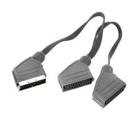 Vivanco Câble SCART Y-Adaptateur IN/OUT Répartiteur Splitter 1x Prise 2x Prises