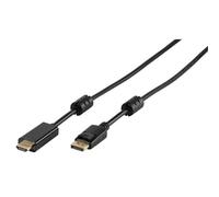 Vivanco CC M 18 DP - Câble adaptateur - DisplayPort mâle pour HDMI mâle - 1.5 m - noir