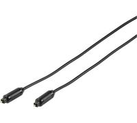VIVanco™Connexion fibre optique de haute qualité, Câble numérique optique, ODT (Toslink) à ODT (Toslink), contacts dorés, avec capuchon anti-poussière, 3m