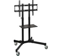 ViVanco™FS 8060 D support TV mobile black roulettes anti-roulis pour 43 - 85 pouces