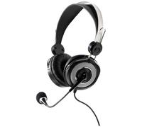 Vivanco IT-HS RET RC Micro-casque supra-auriculaire filaire Stereo noir micro-casque, volume réglable ordinateur