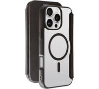 Vivanco MAG PREMIUM Étui portefeuille Apple iPhone 16 Pro Max noir chargement par induction, étanche au sable, étanche aux projections deau, étanche à la