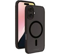 Vivanco MAG SOLID ELITE Coque arrière Apple iPhone 16 noir chargement par induction, étanche au sable, étanche aux projections