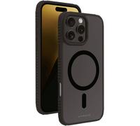 Vivanco MAG SOLID ELITE Coque arrière Apple iPhone 16 Pro Max transparent, noir chargement par induction, étanche au sable