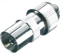VIVanco™Métal Coaxial femelle, pour la connexion de câbles coaxiaux, 4,5 à 7,5mm, adaptateur