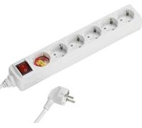 ViVanco™multiprise 6x, interrupteur marche/arrêt, longueur de câble : 1,4 m (28260)