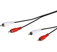 ViVanco™Promostick Câble audio stéréo Cinch/Cinch 1,2 mtr. PS L301/12 22185