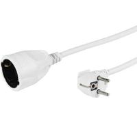 VIVanco™Rallonge Indoor 3 m, Rallonge Schuko robuste pour une efficacité maximale, H05VV-F3G1,5 mm², blanc
