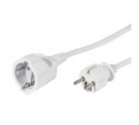 ViVanco™Rallonge Schuko 2m, testé et GS, blanc