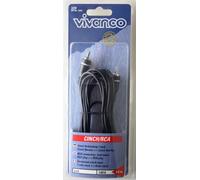 Vivanco RCA/RCA, 5 m Noir 5 m RCA RCA Câble Audio - Câble Audio (5 m, 5 m, RCA, RCA, Male Connector, Male Connector, Noir)