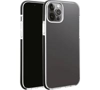 Vivanco Rock Solid Coque arrière Apple iPhone 13 Pro Max transparent, noir chargement par induction,