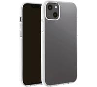 Vivanco Rock Solid Coque arrière Apple iPhone 13 Pro transparent, blanc chargement par induction, résistant aux chocs