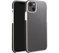 Vivanco Rock Solid Coque arrière Apple iPhone 13 transparent, noir chargement par induction, résistant aux chocs RSCVVIPH2021T