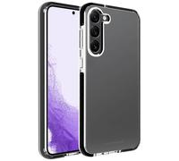 Vivanco Rock Solid Coque arrière Samsung Galaxy S23 noir, transparent chargement par induction, rési