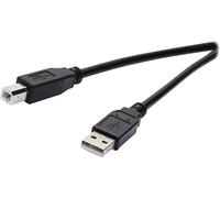 Vivanco VVIT31USBAB18MMK câble USB USB 2.0 1,8 m USB A USB B Noir
