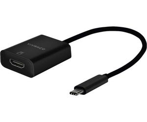 Vivanco VVITADHDMITCW câble vidéo et adaptateur 0,15 m USB Type-C HDMI Blanc