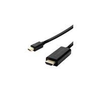 Vivanco VVITMINDYPHDMI180K câble vidéo et adaptateur 1,8 m Mini DisplayPort HDMI Noir