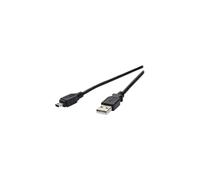 Vivanco VVITUSBMINI18MMK câble USB USB 2.0 1,8 m USB A Mini-USB B Noir