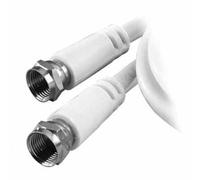 Vivanco VVSAT75MMW câble coaxial 7,5 m Type F Blanc