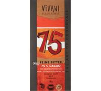 Vivani Chocolate Nego 75% Sucre de noix de coco 80g