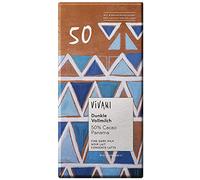 Vivani Chocolat Noir 50% au Lait de Coco Bio et au Sucre 80g