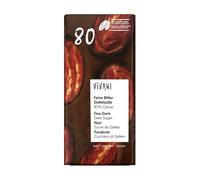 Vivani Tablette de chocolat, amer fin, sucré à la datte, 80 % de cacao, 80 g