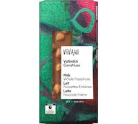 Vivani - Vollmilch Ganznuss Chocolate Bar - 100g