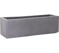 VIVANNO Bac à fleurs béton FLOBO Bac, gris mat - 60x18x18 cm