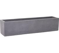 VIVANNO Bac à fleurs béton FLOBO Bac, gris mat - 80x18x18 cm