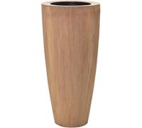 VIVANNO Bac à Fleurs en Fibre de Verre City Beige - 80x37