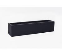 VIVANNO Bac à fleurs en fibre de verre FLOBO Bac, anthracite mat - 80x17x15 cm