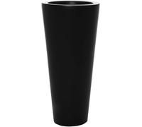 VIVANNO Bac à Fleurs Vase en Fibre de Verre Anthracite Rondo Classico - 80 x 38 cm