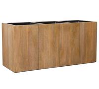 VIVANNO Bac à Plantes bac à Plantes Bois Maxi Brun (45x95x33)