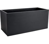 VIVANNO Bac à plantes en fibre de verre MAXI Caisson, anthracite mat - 100x45x45 cm
