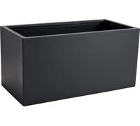 VIVANNO Bac à plantes en fibre de verre MAXI Caisson, anthracite mat - 80x40x40 cm