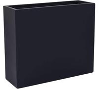 VIVANNO Bac à Plantes Séparateur d'espace Élément de séparation Protection visuelle sur roulettes en Fibre de Verre Elemento, Anthracite